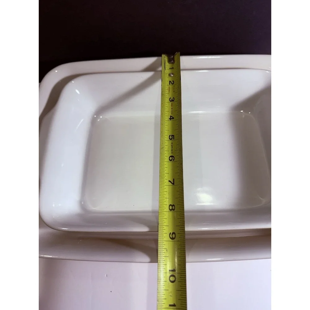 Sur La Table Stoneware Casserole Dish Set of 2 Yellow Made in Portugal